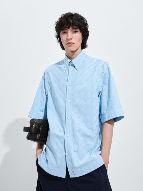 Bottega Veneta Intrecciato Cotton Poplin Shirt
