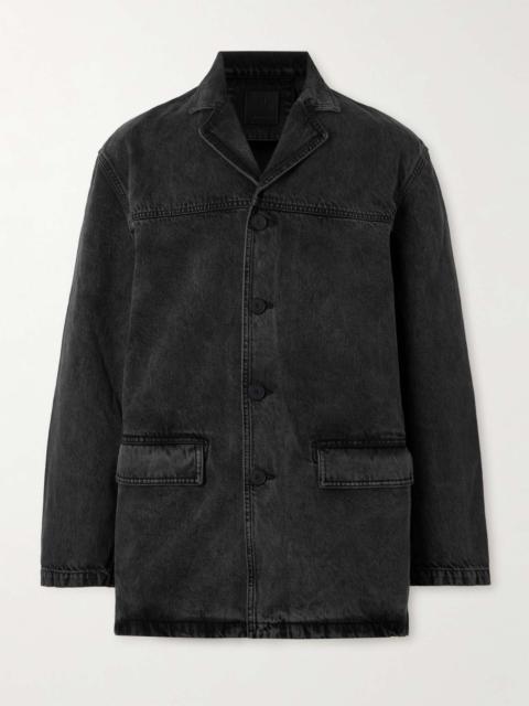 Givenchy Camp-Collar Denim Jacket