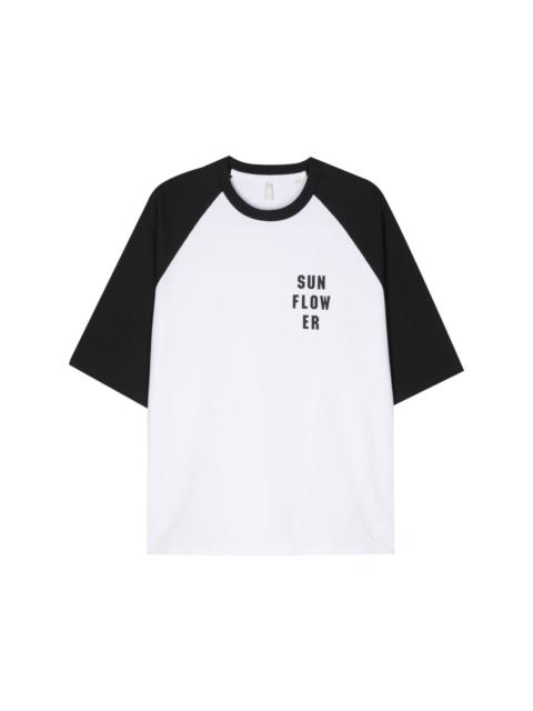 SUNFLOWER logo-print cotton T-shirt