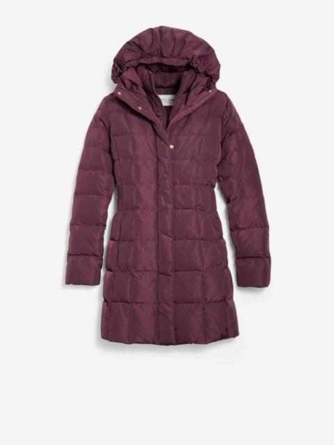 COLE HAAN Women's 32" Signature Hooded Taffeta Down Coat