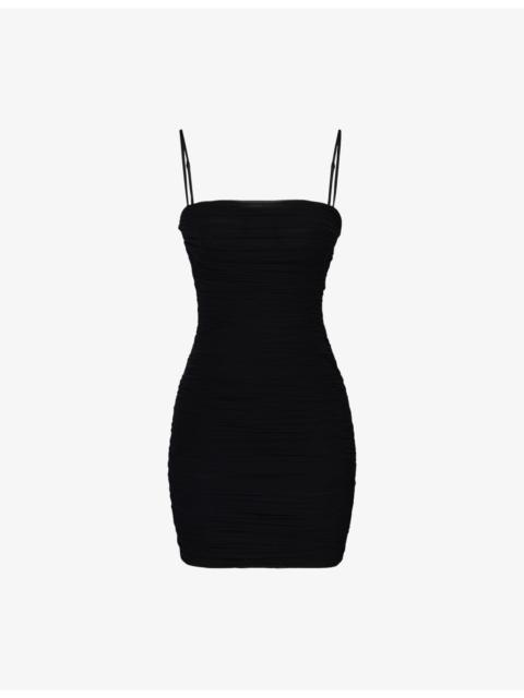 House of CB Ella Stretch-Mesh Mini Dress
