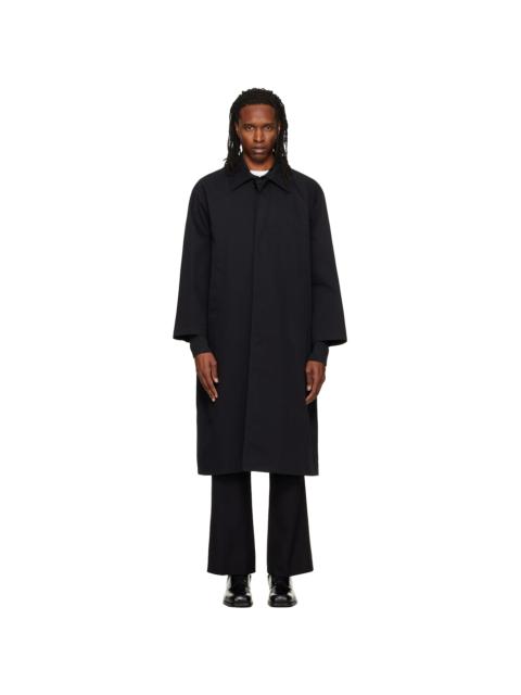 Dunst Black Refined Mac Coat