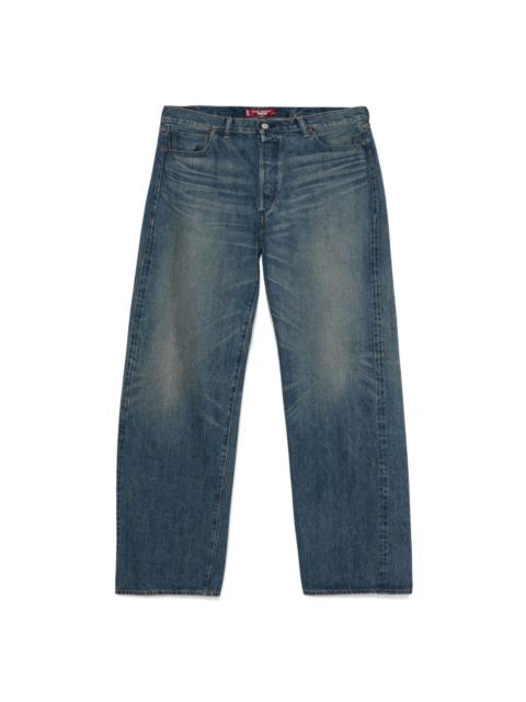 綿セルヴィッチ ブラックdenimパンツ（Levi's W