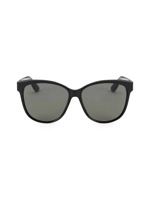 SAINT LAURENT 블랙 스퀘어 SL M40 선글라스