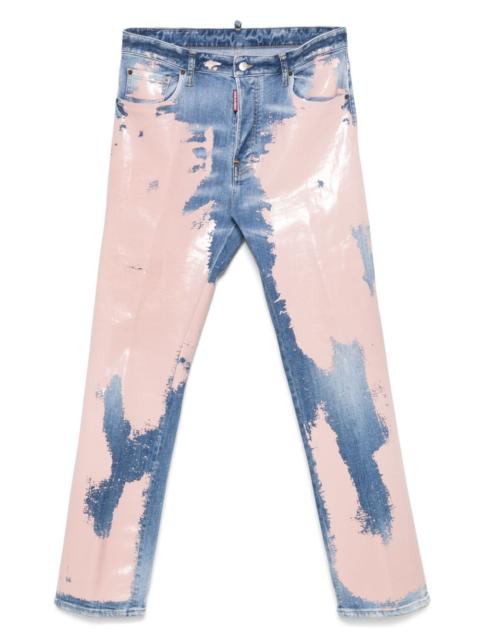 DSQUARED2 paint-splatter jeans