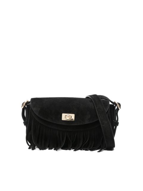 Sandro mini fringed crossbody bag