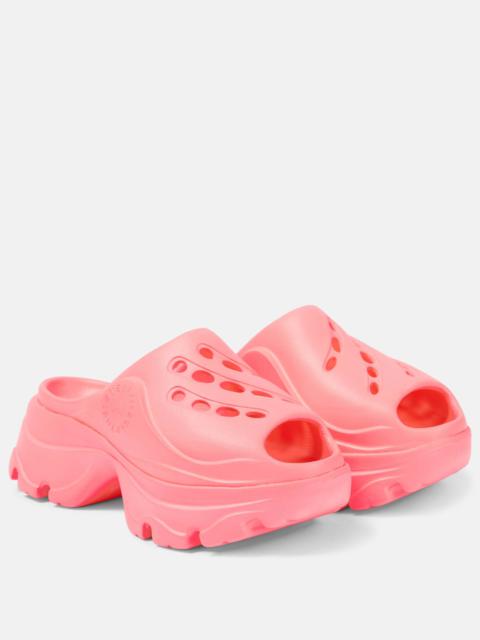 adidas Logo rubber clogs