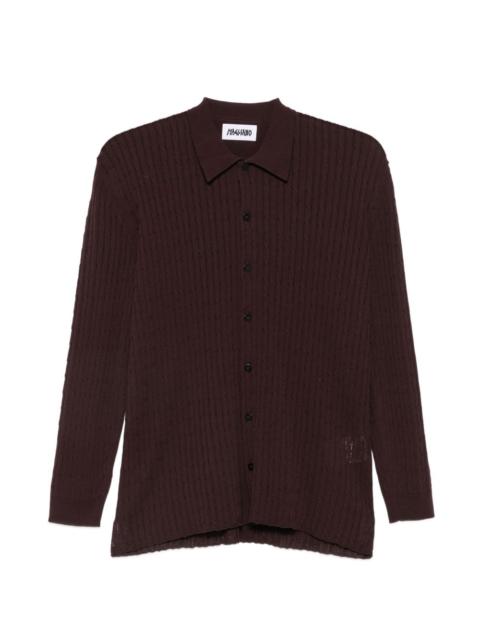 MAGLIANO Capricorn cable-knit button-down shirt