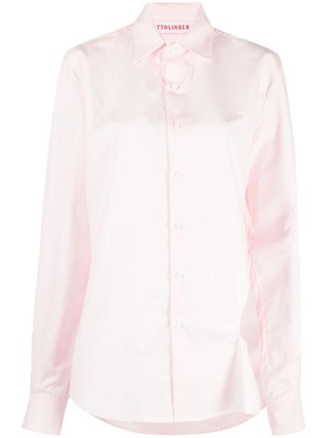 OTTOLINGER cut-out long-sleeve shirt