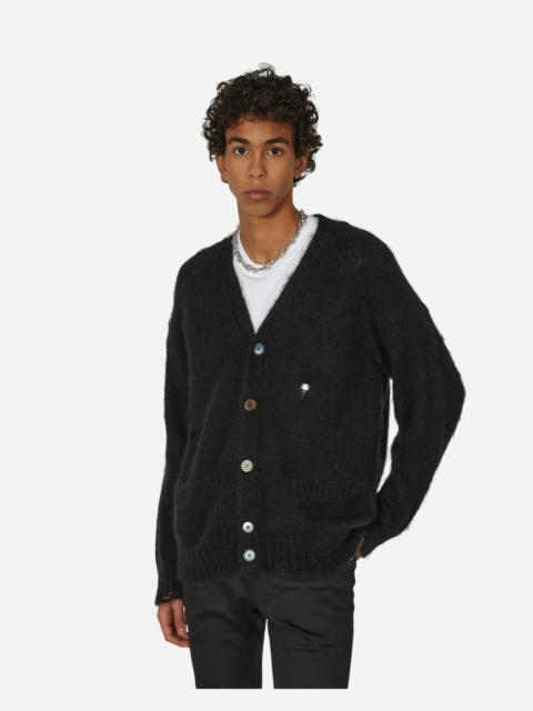 UNDERCOVER Distressed Cardigan Black | slamjam | REVERSIBLE