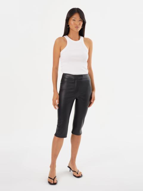 LAMARQUE FAYA | Faux Leather Capri Pants