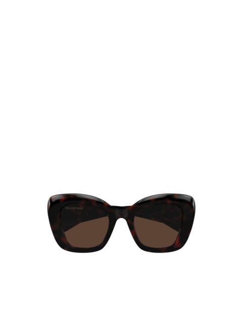 BALENCIAGA Diva tortoiseshell-effect cat-eye sunglasses