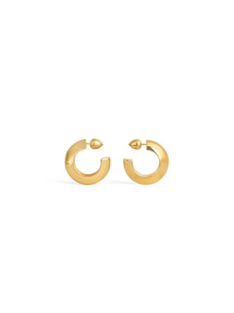 Alaïa EDGE HOOPS EARRINGS