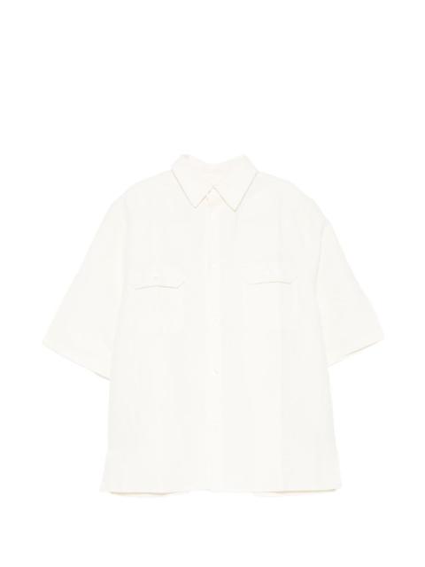 POST ARCHIVE FACTION (PAF) Boucle Zip Shirt (Archive) - A1300BK