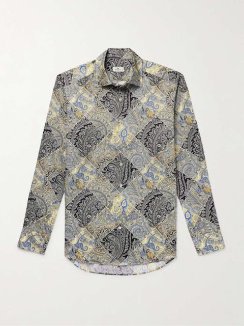 Etro Paisley-Print Cotton-Twill Shirt