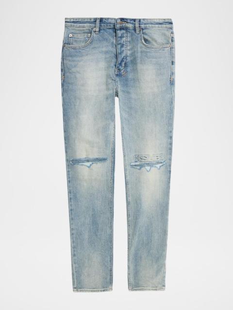 Ksubi Men's D-Chitch Astral Distressed Straight-Leg Jeans
