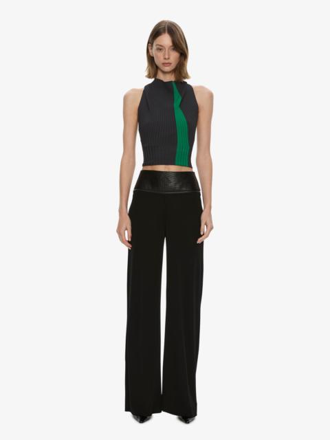CHRISTOPHER ESBER Auto Upholstered Leather Trouser