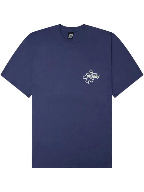 Stüssy Surf Size Pigment Dyed Tee "Indigo" STUS518