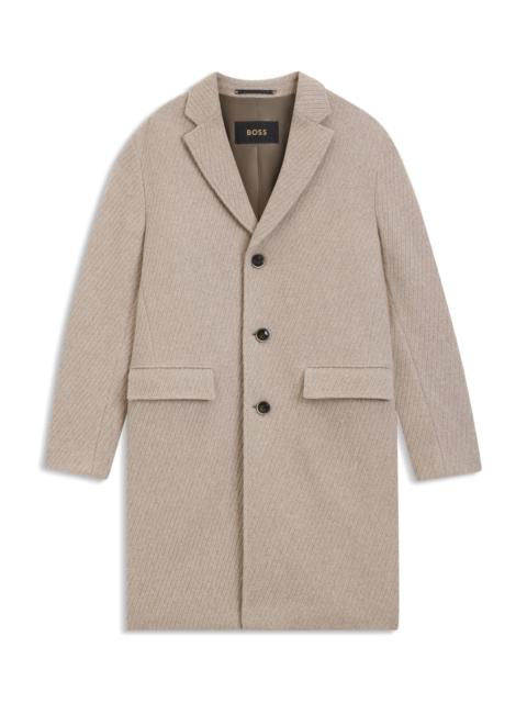 BOSS FORMAL COAT IN CASHMERE AND VIRGIN WOOL