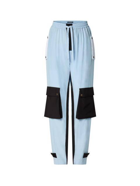 Louis Vuitton Color-Blocked Cargo Pants