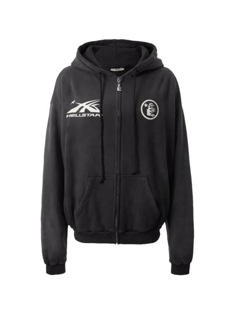 HELLSTAR HS Logo Zip-Up Hoodie "Black" HSR314