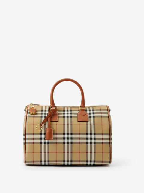 Burberry Check Medium Bowling Bag