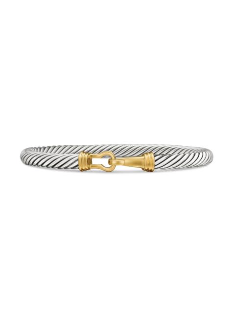 DAVID YURMAN Women's Buckle Classic Cable Bracelet in Sterling Silver - Silver