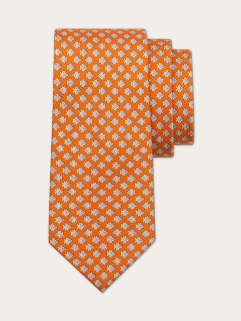 SARAGO PRINT SILK TIE