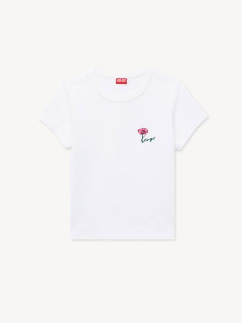 KENZO 'KENZO Tulip' embroidered T-shirt in cotton