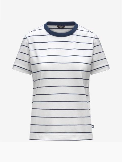 K-WAY ELODIE MID STRIPES JERSEY