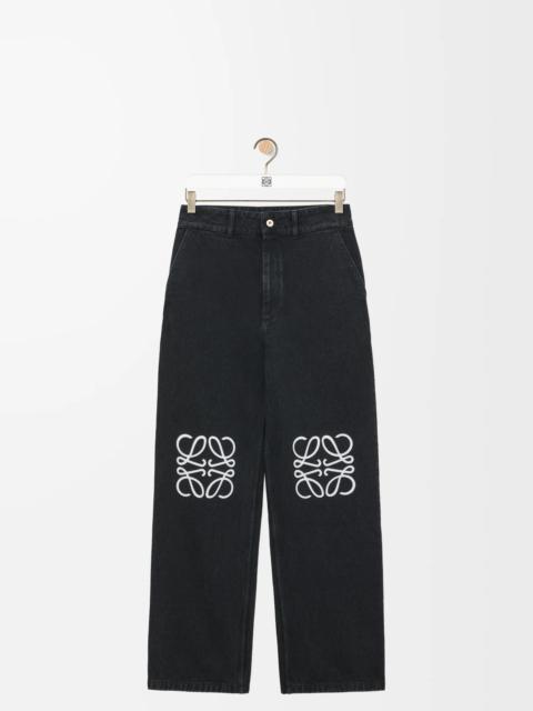 Loewe Anagram baggy jeans in denim