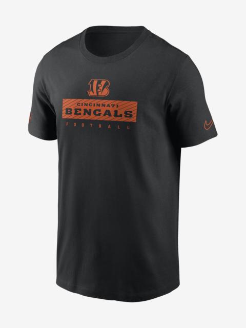 Cincinnati Bengals Sideline Team Issue Nike Men's Dri-FIT NFL T-Shirt