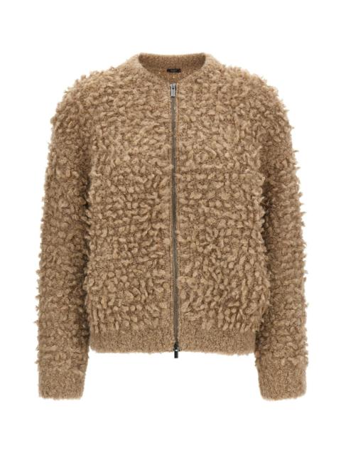 PESERICO Lurex Bouclé Bomber Jacket