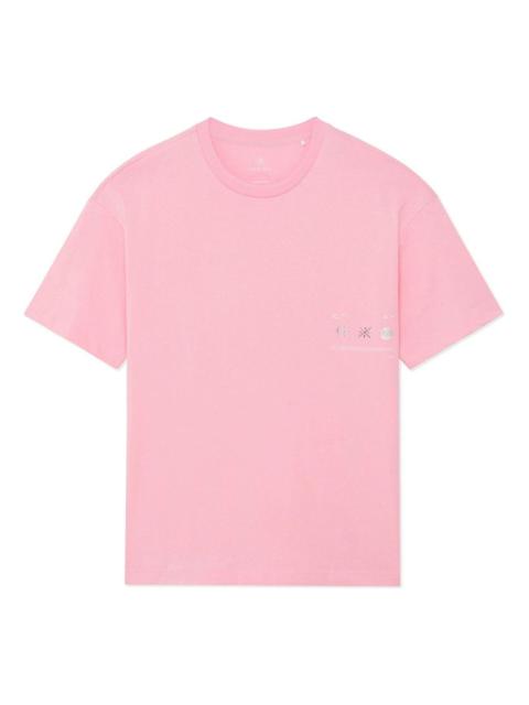 Li-Ning Li-Ning x Glare Way Of Wade Graphic T-shirt 'Pink' AHSS649-3