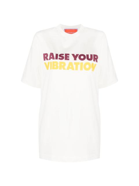 La DoubleJ Raise Your Vibrations cotton T-shirt