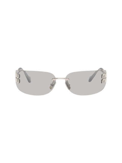 Miu Miu Silver Aube Sunglasses