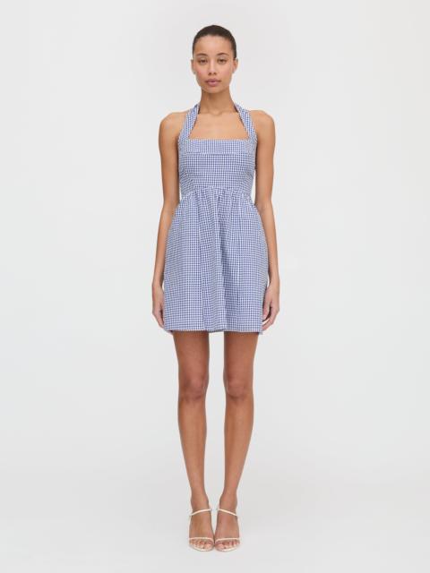 Hill House Home The Fleur Mini Dress - Navy Gingham