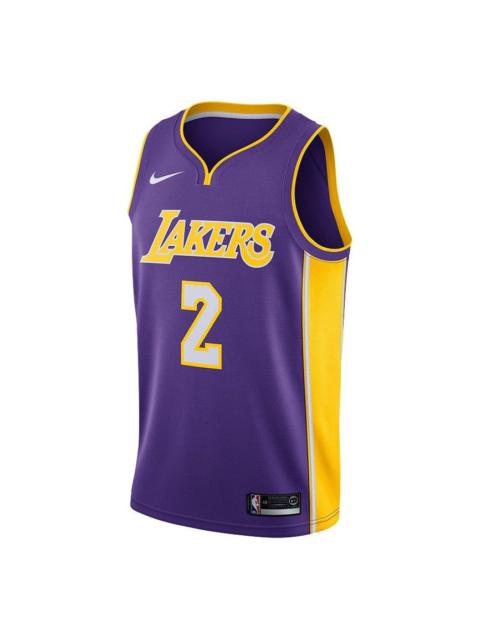Nike Nike NBA Los Angeles Lakers ( SW ) 17-18 Season Lonzo Ball limited Jersey Purple 864483-506