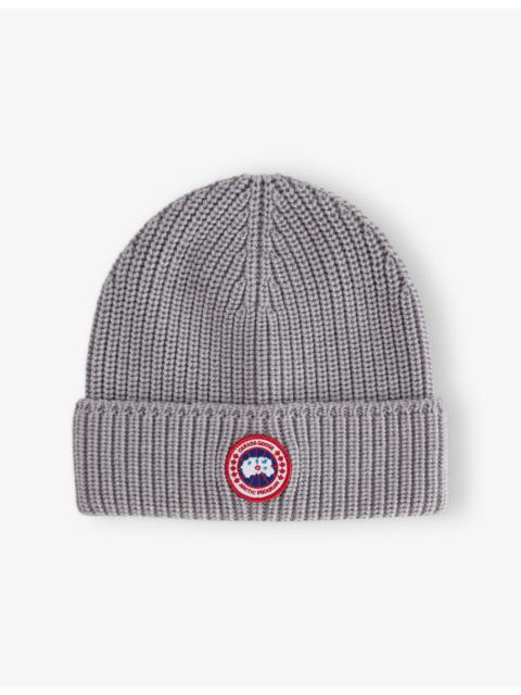 Canada Goose Ribbed Toque Wool Beanie Hat