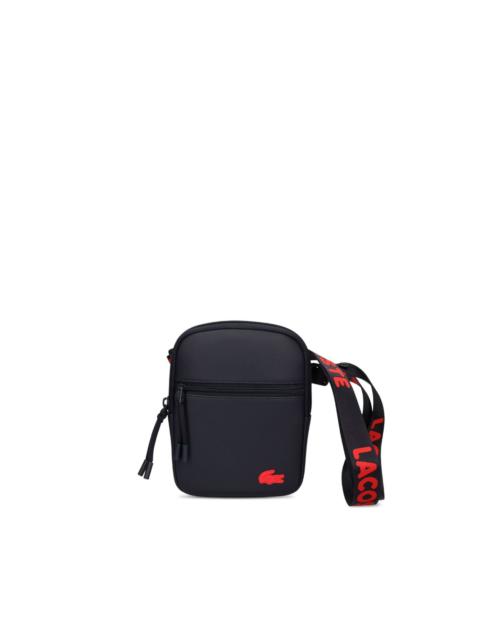 logo-jacquard messenger bag