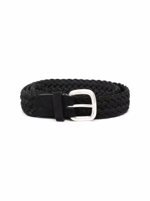 Anderson's leather interwoven belt