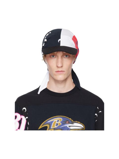 Marine Serre Black & White Regenerated Graphic T-Shirts Veiled Cap