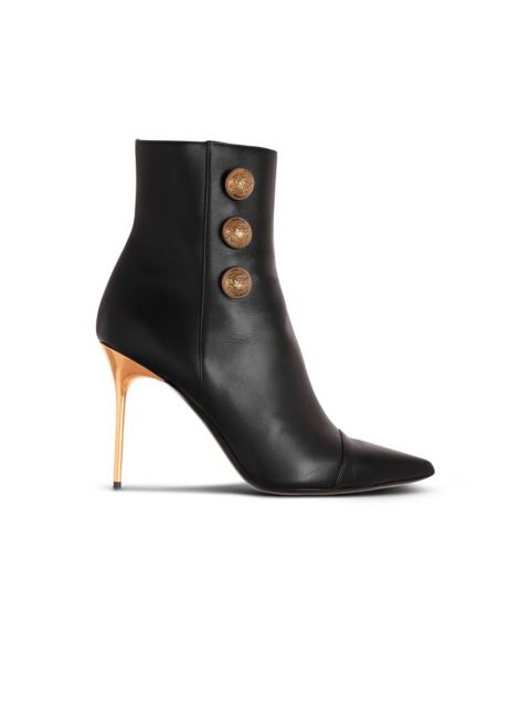 Balmain Leather Roni ankle boots