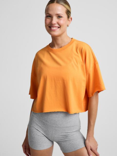 BEYOND YOGA SoftKnit Better Than Ever Cropped Cotton Tee