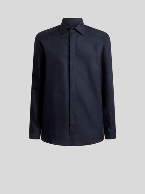 Etro COTTON JACQUARD SHIRT WITH MEDALLION MOTIF
