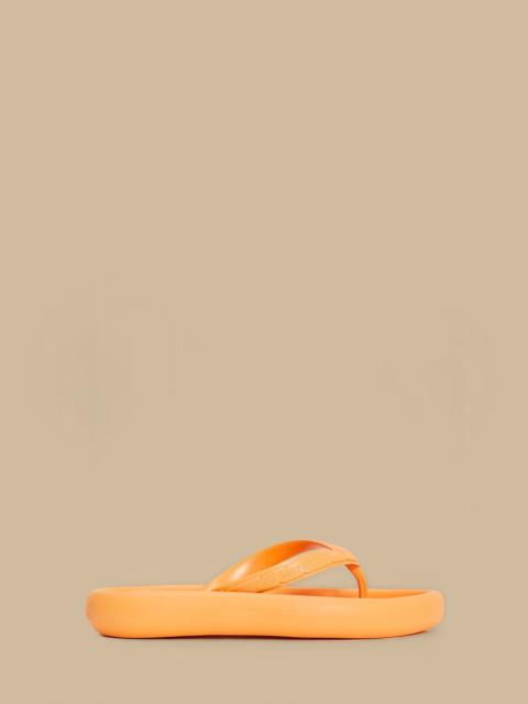 FARM RIO Orange California Canoe Flip Flop