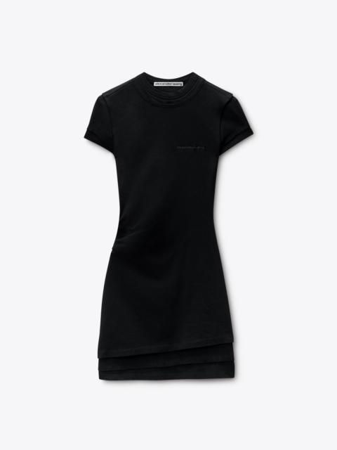 Alexander Wang Prestyled Short Sleeve Mini Dress