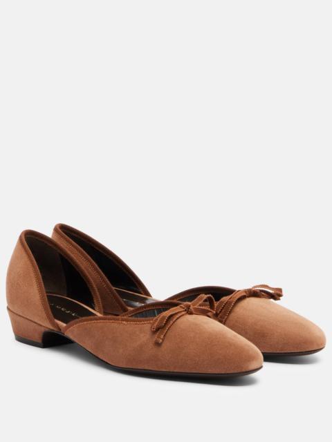 herbert levine 24/7 suede ballet flats