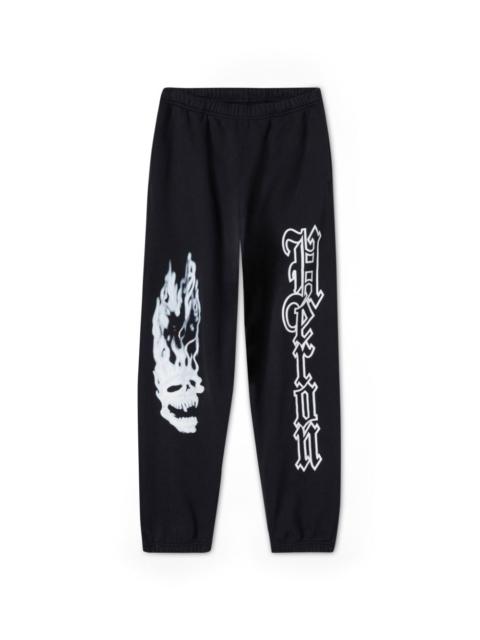 Heron Preston FLAMING SKULL SWEATPANTS