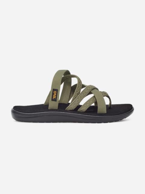 Teva Women's Voya Zillesa Flip-Flop Sandals in Black/Pink